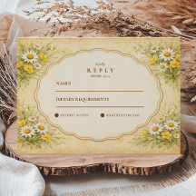 Vintage Daisy Garden Wedding
