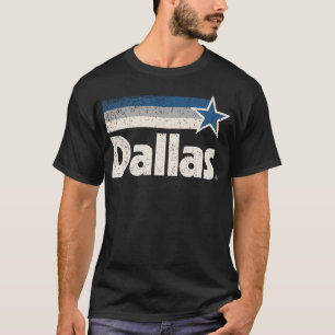 Vintage Dallas Texas City Strong Dallas Tx Blue St T-Shirt