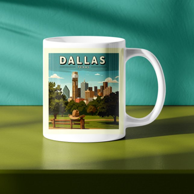 Vintage Dallas Texas Coffee Mug (Creator Uploaded)