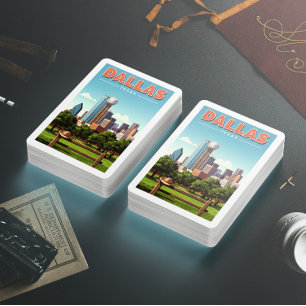 Vintage Dallas Texas Playing Cards