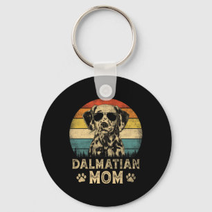 Vintage Dalmatian Mum Dog Lovers Mother's Day Key Ring