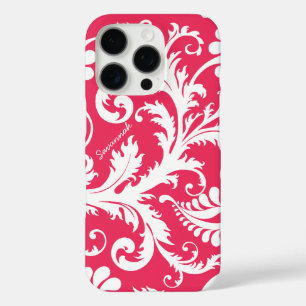 Vintage Damask can change pink to any colour iPhone 16 Pro Case