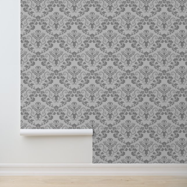 Vintage damask decor wallpaper (Application)
