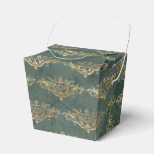 Vintage Damask Favour Box