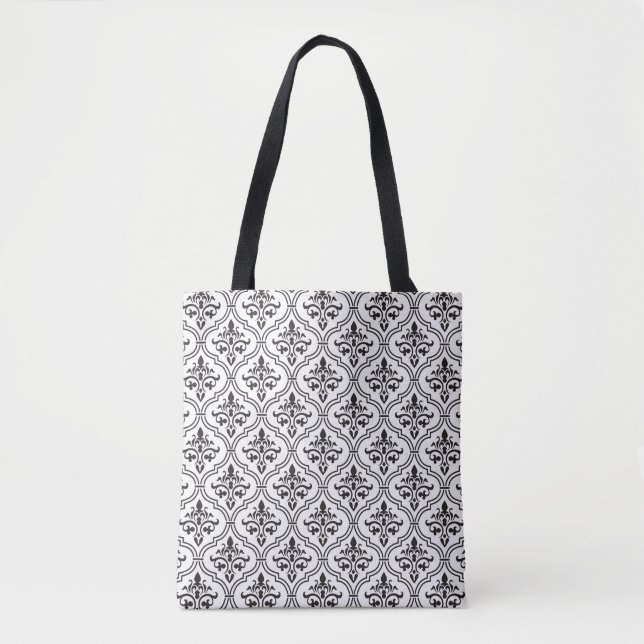 Vintage damask pattern seamless design.  tote bag (Front)