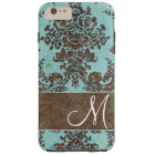 Vintage Damask Pattern with Monogram
