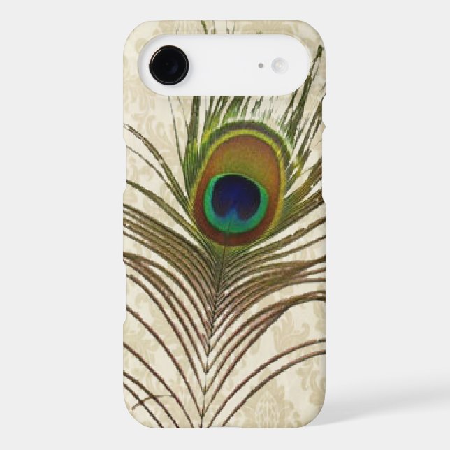 vintage damask Peacock Feathers iPhone 6 case (Back)