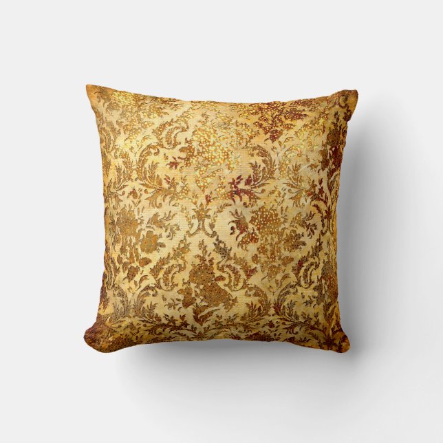 Vintage Damask Pillow (Front)