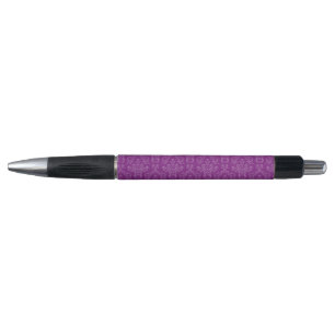 Vintage Damask Purple Pattern