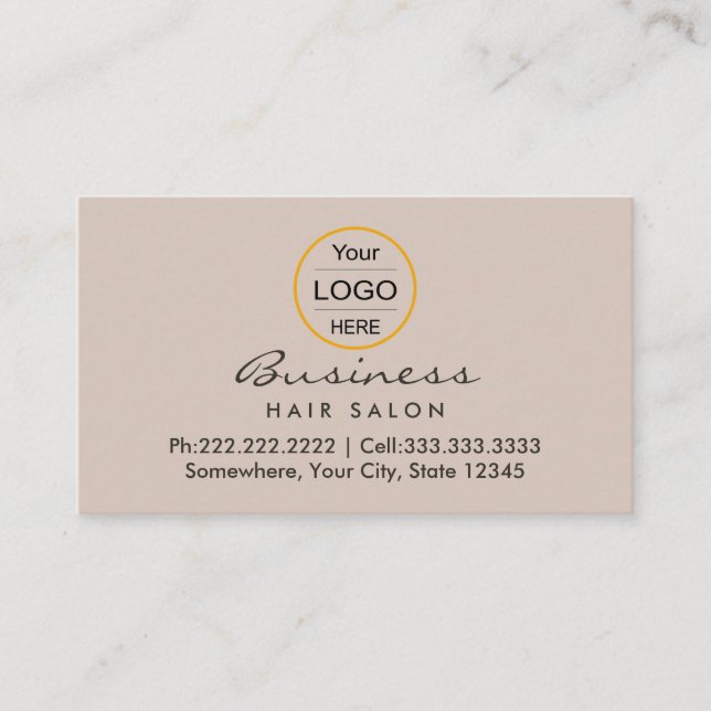 Vintage Damask Salon: Hair Stylist Appointment (Front)