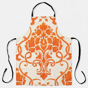 vintage damask seamless pattern element. Elegant l Apron