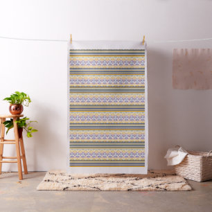 Vintage Damask Stripes coloured I + your idea Fabric