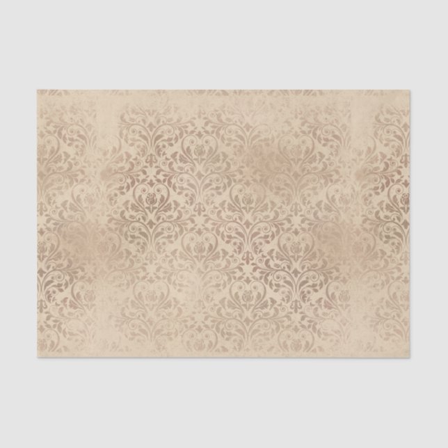 Vintage Damask Tissue Paper (Front)