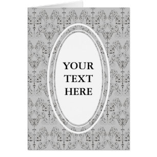 Vintage Damasks Wallpaper - black + your backgr.