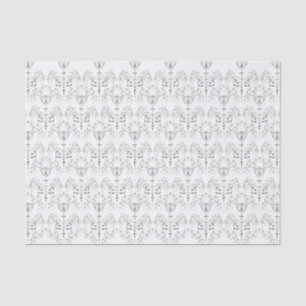 Vintage Damasks Wallpaper - black + your backgr. Tissue Paper