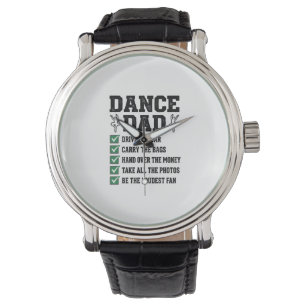Vintage Dance Dad Checklist Shirt Design_1 Watch