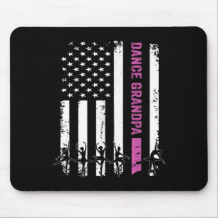 Vintage Dance Grandpa Flag Usa Love Dancer_dancing Mouse Pad