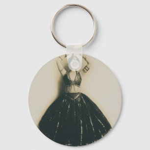 Vintage Dancer Key Ring