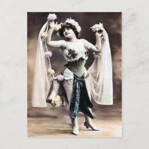 Vintage Dancer Postcard