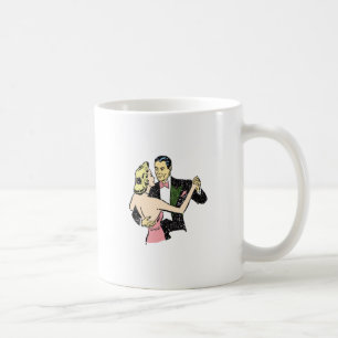 vintage dancing couple coffee mug