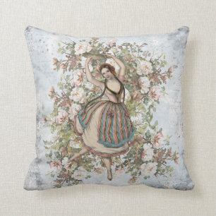 Vintage Dancing Gypsy Floral Mix and Match Cushion