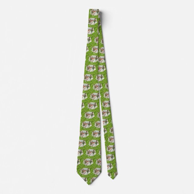 Vintage Dancing Irish Couple Tie (Front)