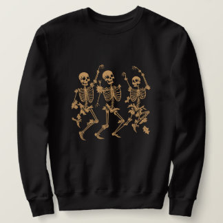 Vintage Dancing skeletons  Sweatshirt
