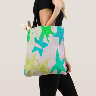 Vintage Dancing Starfish Tote Bag