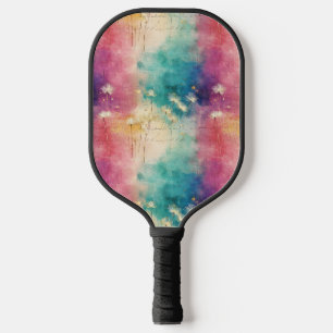Vintage Dandelion Abstract Pattern (4) Pickleball Paddle