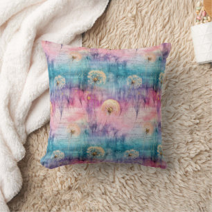Vintage Dandelion Abstract Pattern (6) Cushion