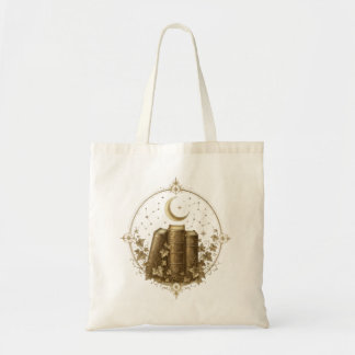 Vintage Dark Academia Books Tote Bags