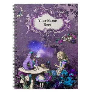 Vintage Dark Alice Inspired Notebook