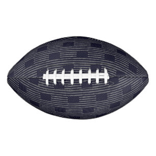 Vintage Dark Blue Grunge American Flag Pattern Football