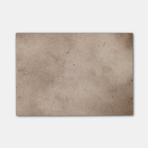 Vintage Dark Brown Parchment Paper Template Post-it Notes