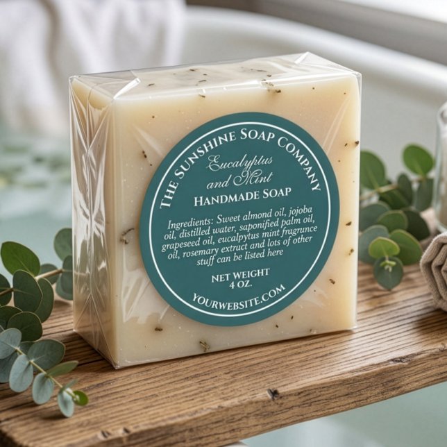 Vintage dark green soap cosmetic packaging label (Creator Uploaded)