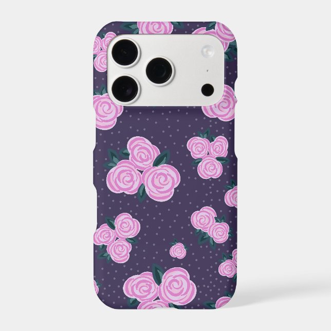 Vintage dark purple florals (Back)