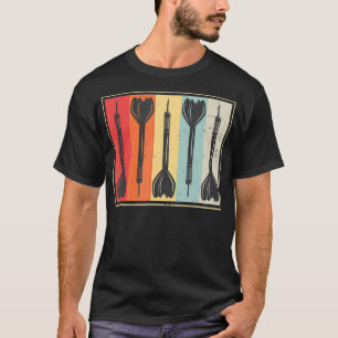 Vintage Dart Distressed Dart Player Graphic T-Shirt