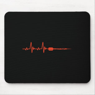 Vintage Darts Board Pub Darts Champion Funny Sayin Mouse Pad