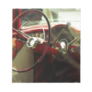 Vintage dashboard notepad