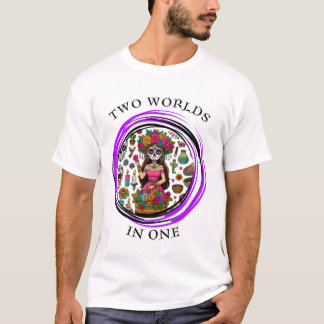 Vintage Day of the Dead Design T-Shirt