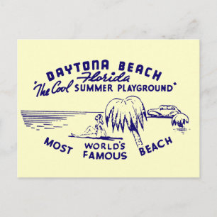 Vintage Daytona Beach Postcard