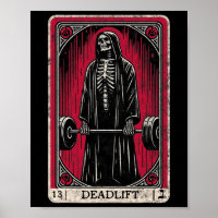 Vintage Deadlift Skeleton Halloween Gym Jokes Weig