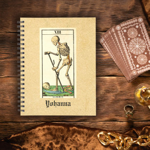 Vintage Death Morte Tarot Notebook
