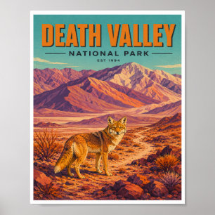 Vintage Death Valley National Park Travel Poster