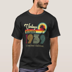 Vintage December 1939 Birthday On The Beach 83rd T-Shirt
