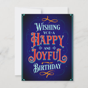 Vintage Decorative Birthday Wishes