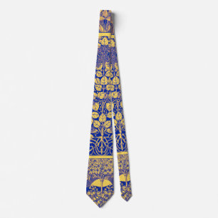 Vintage Decorative Botanical Art Nouveau Pattern Tie