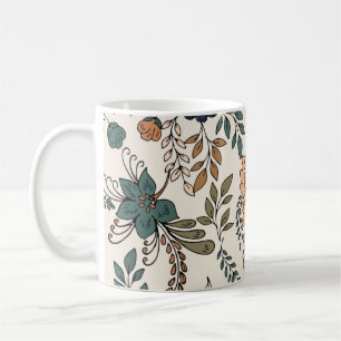 Vintage decorative paisley seamless pattern small coffee mug