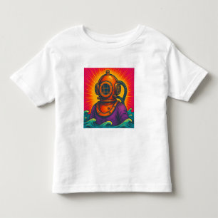 Vintage Deep Sea Diver Toddler T-Shirt