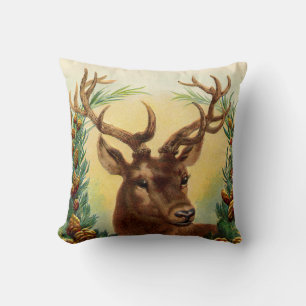 Vintage Deer Cushion